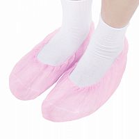 Носочки медицинские одноразовые розовые (1 пара)