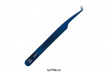 Пинцет профессиональный Le Maitre "Expert" BLUE-PURPLE L 65-7