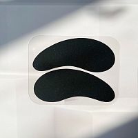 Силиконовые многоразовые патчи широкие 1 пара черные