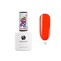 Гель-лак ADRICOCO Pretty dolly №12 неоновый оранжевый (8 мл.)