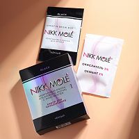 Кератиновая краска + окислитель САШЕ черная NIKK MOLE 2 мл